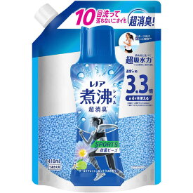 P＆G　レノア 煮沸レベル 消臭抗菌ビーズ スポーツ クールリフレッシュ&amp;シトラスの香り つめかえ用 超特大 (1410ml)
