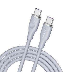 VOLTME�@���X�V���[�Y(E�}�[�J�[)�V���R�� �[�d�P�[�u�� USB-C��USB-C 100W �O���[ 1.8m�@C2149