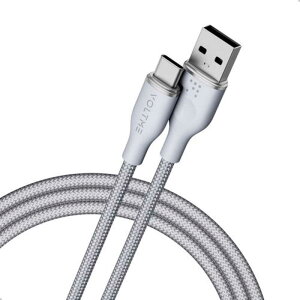 VOLTME�@���O�V���[�Y�i�C�����f�� �[�d�P�[�u�� USB-A��USB-C 60W �O���[ 1m�@C2153