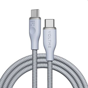 VOLTME�@���O�V���[�Y�i�C�����f�� �[�d�P�[�u�� USB-C��USB-C 60W �O���[ 1m�@C2161
