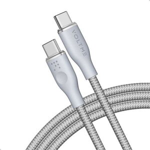VOLTME�@���O�V���[�Y(E�}�[�J�[) �i�C���� �[�d�P�[�u�� USB-C��USB-C 100W �O���[ 1m�@C2169