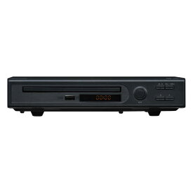 グリーンハウス　コンポジット対応 DVDプレーヤー　GH-DVP1L-BK