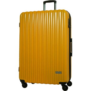 AIRWAY 大容量 キャリーケース 宿泊目安:1週間以上 約120L TSAロック搭載 イエロー AW-0821-77-YE