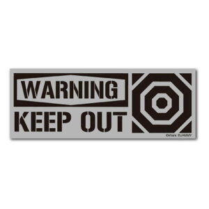 �[�l�����X�e�b�J�[�@Workson�X�e�b�J�[ S�T�C�Y A.T.FIELD ���� KEEP OUT�@ATF-014R