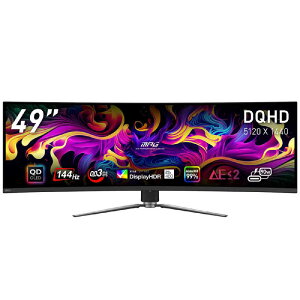 MSI@USB-CΉ Q[~Oj^[ m49^ /Dual QHD(5120×1440) /Ch /Ȗʌ^n@MPG 491CQP QD-OLED