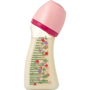 ズームティー Betta ドクターベッタ哺乳びん ブレイン 広口 WS4-240ml Flower (Pink) (PPSU)