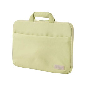 エレコム　ELECOM　off toco インナーバッグ 2way 収納ポケット付 14inchPC対応 グリーン　BM-OF07GN2