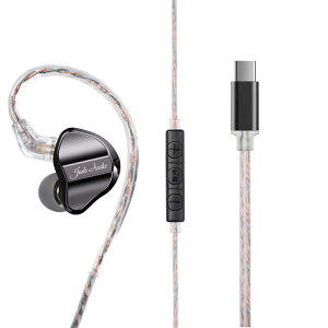 FIIO�@JD1 Type-C Black�@FIO-IEM-JD1-TC