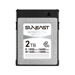 SUNEAST@ULTIMATE PRO CFexpress Type B WHITEV[Y 2TB őǍx1800MB/s m2TBn@SE-CFXB002TW1800