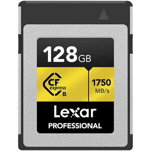 LEXAR@CFexpressJ[h Type-B GOLD (128GB)@LCXEXPR128G-RNENJ
