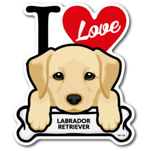 �[�l�����X�e�b�J�[�@DOG STICKER LABRADOR RETRIEVER�@PET-035