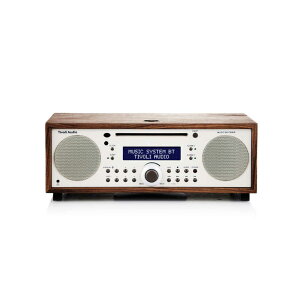 TIVOLIAUDIO�@Music System BT�bAM/ ���C�hFM/ CD All-in-One Hi-Fi System Beige-Classic Walnut�@MSYBT-1529-JP