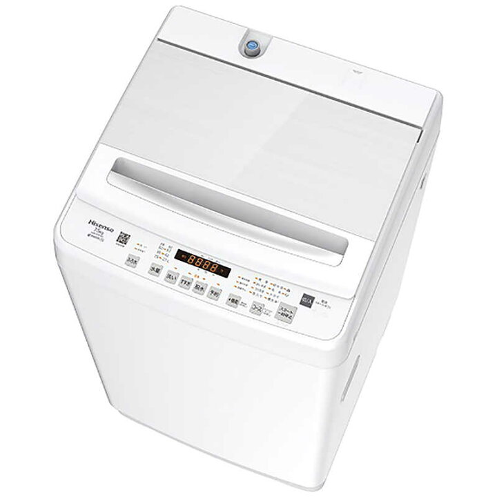 楽天市場】ハイセンス 全自動洗濯機 洗濯7.5kg HW-DG75J（標準設置無料 