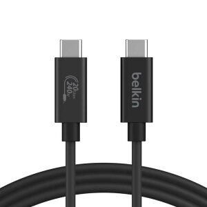 BELKIN�@Connect USB4�P�[�u�� 240W �{ 20Gbs 1.2m �mType-C�I�X /USB Power Delivery�Ή��n�@INZ004qc1.2MBK