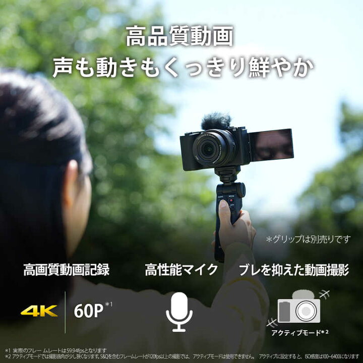楽天市場】ソニー SONY ミラーレス一眼カメラ VLOGCAM ZV-E10 II  