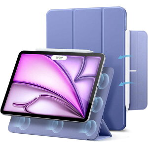 ESR�@13�C���`iPad Air(M2)�p Rebound �}�O�l�b�g�P�[�X �O�܂�X�^���h Lavender�@ESRReboundMagneticCaseiPadAir13M2
