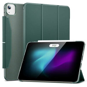 ESR@13C`iPad Air(M2)p Ascend O܂P[X Forest Green@ESRAscendTrifoldiPadAir13M2