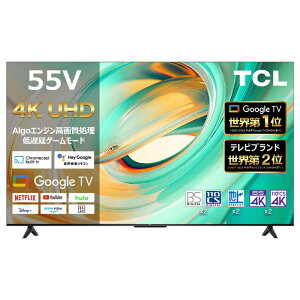TCL@ter [ 55V^ / 4K`[i[ / YouTube Ή ]@55P655iWݒuj