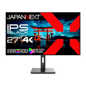 JAPANNEXT@IPS BLACKpl tj^[ HDMI DP HDR400 sRGB 100 DCI-P3 98 4Ӄt[Xf PIP/PBP@\ @JN-272IPSB4FLUHDR