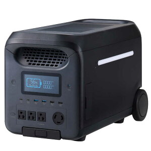 GR@ELECOM@|[^ud 2560Wh (AC×4 Type-C×2 USB-A×4 J[ANZT[\Pbg×1 A_[\×1) ubN@DE-PS2500PBK