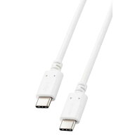 エレコム　ELECOM　タイプC ケーブル USB Type-C to Type-C 1.5m PD 100W 急速充電 ホワイト　MPA-XCC5P1…