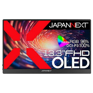 JAPANNEXT@13.3C`L@EL(OLED)plڃtHD(1920x1080)𑜓xoCj^[@JN-MD-OLED133FHDR
