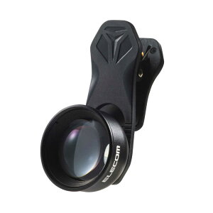 エレコム ELECOM セルカレンズ 望遠レンズ 2倍 ブラック P-SLZ2XBK