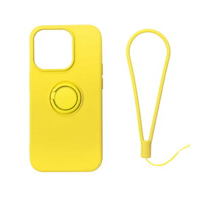 ROYALMONSTER�@iPhone 14Pro �p�V���R�����P�[�X(�����O�t�E�C�G���[) Royal Monster(���C���������X�^�[) �@RM-14PRSili-YE