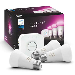 tBbvX@PHILIPS@Philips Hue tJ[X^[^[Zbg mE26 /ʓd` /75W /3 /Lz^Cvn@PHWC3S