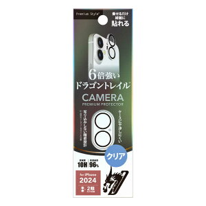 PGA�@iPhone 16/16 Plus�p �����Y�t�B���� Dragontrail Premium Style �N���A�@PG-24ACLG03CL
