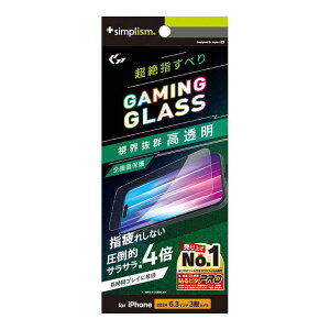 gjeB@iPhone 16 Pro(6.3C`) mGaming Glass Maxn wŋ  Q[pKX@TR-IP24M3-GLSG-2SLCC