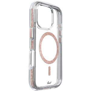 LAUT�@iPhone 16 Pro(6.3�C���`) AERO SPARKLE �N���X�^���s���N�@LIP24BASP