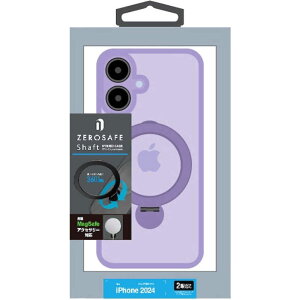 X^oii@iPhone 16(6.1C`)ZEROSAFE Shaft J͕ی MagsafeΉ 360°]X^hP[X tXgp[v@8291IP461ZSFSLPU