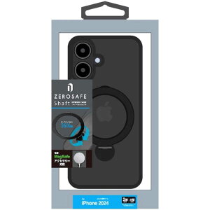 X^oii@iPhone 16 Plus(6.7C`) ZEROSAFE Shaft J͕ی MagsafeΉ 360°]X^hP[X tXgubN@8322IP467ZSFSLBK