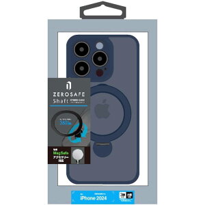 X^oii@iPhone 16 Pro Max(6.9C`) ZEROSAFE Shaft J͕ی MagsafeΉ 360°]X^hP[X tXglCr[@8326IP467PZSFSLNV