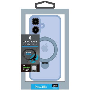 X^oii@iPhone 16(6.1C`)ZEROSAFE Shaft J͕ی MagsafeΉ 360°]X^hP[X tXgu[@8387IP461ZSFSLBL