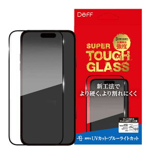 DEFF@SUPER TOUGH GLASS for iPhone 16 Plus(6.7C`)@DGIP24LU3SF