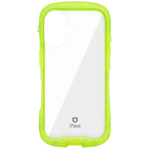 HAMEE iPhone 16(6.1インチ) iFace Reflection Neo 強化ガラスクリアケース iFace クリアイエロー 41-979860