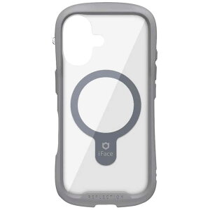 HAMEE@iPhone 16(6.1C`) iFace Reflection MagSynq KXNAP[X iFace O[@41-980026