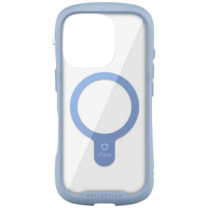 HAMEE iPhone 16 Pro(6.3インチ) iFace Reflection MagSynq 強化ガラスクリアケース iFace ペールブルー 41-980095