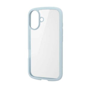 �G���R���@ELECOM�@iPhone 16(6.1�C���`)TOUGHIM LITE �t���[���J���[ �u���[�@PMA24ATSLFCBU