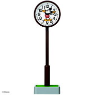 セイコー　ポール型置時計 (Disney Time(ディズニータイム)) 濃茶色　FD881B
