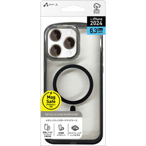 �G�A�[�W�F�C�@iPhone 16 Pro(6.3�C���`) Magsafe�Ή����E���h�t�H�����N���A�P�[�X �u���b�N�@ACP24PRMRBK