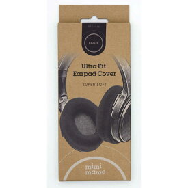 MIMIMAMO　ウルトラフィット・イヤーパッドカバー ブラック　ME-02R-BK