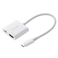 エレコム　ELECOM　映像変換アダプタ TypeC-HDMI 60Hz 給電機能付 USB Power Delivery60W対応　MPA-CHDMI…