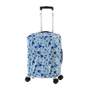 A.L.I ALI - 伸縮スーツケースカバー - S フラワーグレー スーツケースカバーS