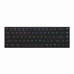 MISTEL�@�L�[�{�[�h Barocco AIRONE RGB(�N���b�L�[�E�p��z��) �m�L�� /USB-A�{USB-C�n �u���b�N�@ML-MD68-U-CL/BK