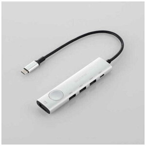 GR@ELECOM@Type-ChbLOXe[V ʃIItXCb`t USB PDΉ USB-A×3 USB-C×2 HDMI(4K60Hz)@DST-S060BPSV