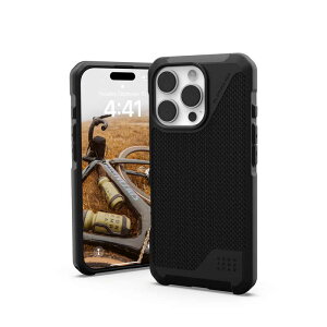 UAG�@iPhone 16 Pro �ϏՌ��P�[�X MAGSAGE�Ή� METROPOLIS LT �P�u���[�u���b�N�@UAG-IPH24MA-FLTM-KB
