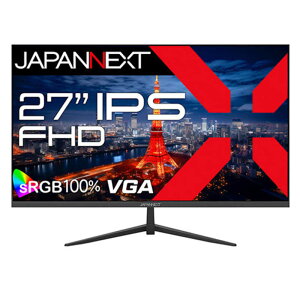 JAPANNEXT@27C` IPSpl tHD(1920x1080)𑜓x tj^[ HDMI VGA sRGBB100 m27^ /tHD(1920×1080) /Chn@JN-IPS271FHD